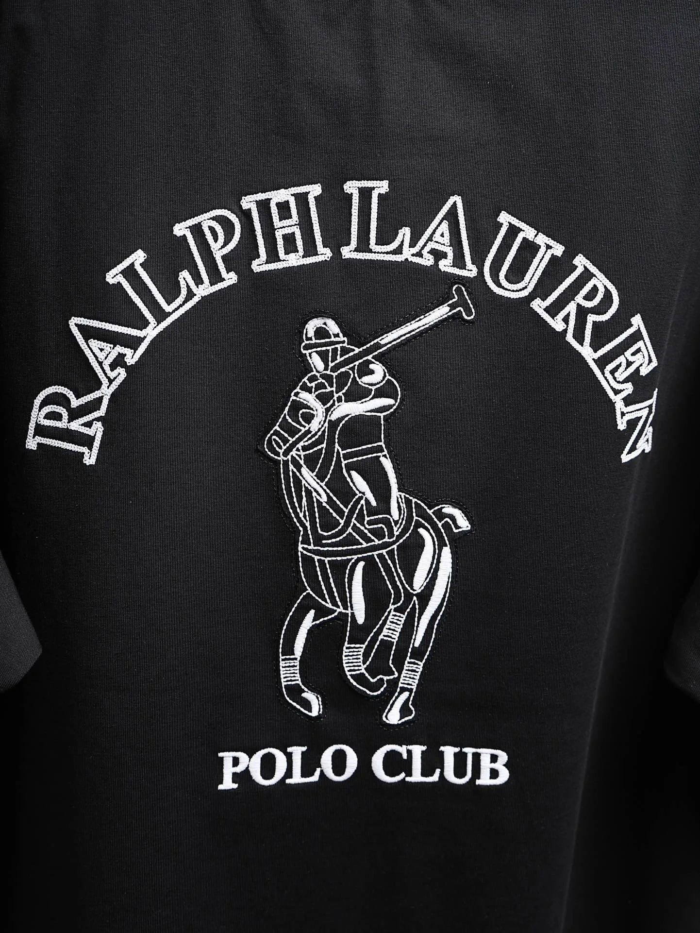 P170 Ralph Lauren* 2꯭0꯭2꯭6 new spring and summer models ❤️ Original ⌚️ higher version of Ralph Lauren. The fabric is made of 280 grams of high-density pure cotton. It does not deform or shrink. Process introduction: double thread movement. Precision embroidery on the chest ➕ back panel embroidery🪡 process Color: Black SIZE: S-XXL